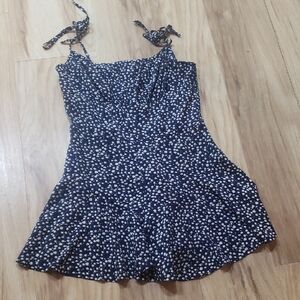 Womens Boho Large,summer Dress Shorts,culotte,blue Flowers